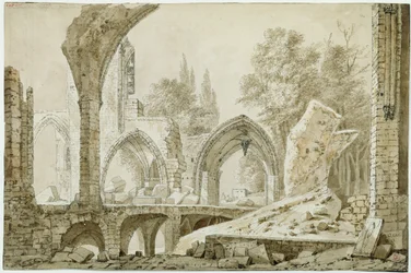 Interior of the Church of Sainte-Geneviève in Ruins, 1807